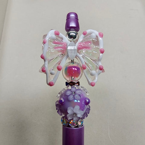 Butterfly pen head decoration 02