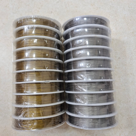 Stainless beading string wire for phonechain&keychain making