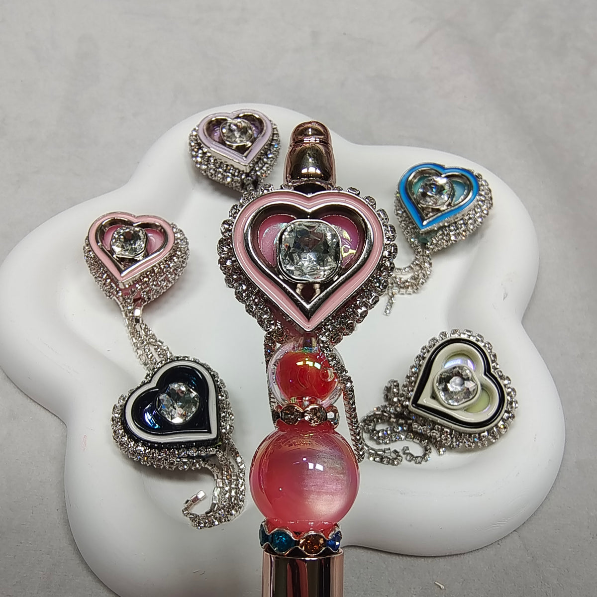 Heart fancy beads