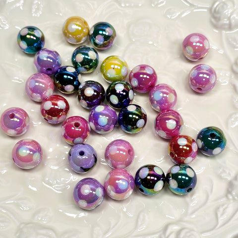 Spotted Color Beads R010