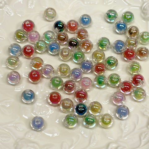 Translucent colored beads R021